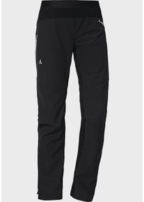 Sch&ouml;ffel Outdoorhose SCH&Ouml;FFEL "Softshell Pants Rinnen L", Damen, Gr. 46, Normalgr&ouml;&szlig;en, schwarz (9990, schwarz), Oberstoff: 88%Nylon 12%Elasthan, Hosen Outdoorhose