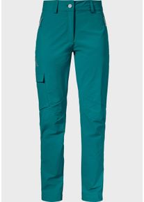 Sch&ouml;ffel Outdoorhose SCH&Ouml;FFEL "Pants Kitzstein L", Damen, Gr. 46, Normalgr&ouml;&szlig;en, gr&uuml;n (6895, gr&uuml;n), Oberstoff: 95% Nylon 5% Elasthan, Hosen Outdoorhose