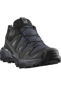 Outdoorschuh Salomon "X ULTRA 360 LEATHER GORE-TEX", Damen, Gr. 43, blau (turbulence), Nubukleder, Synthetik, Schuhe Outdoorschuh, wasserdicht