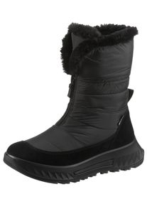 Winterboots Ara "ST.MORITZ", Damen, Gr. 3,5 (36), schwarz, Textil, Veloursleder, unifarben, Schuhe Winterboots, mit GORE TEX-Membran, H-Weite