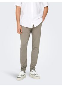 Only & Sons Chinohose ONLY & SONS "ONSMARK SLIM GW 0209 PANT NOOS", Herren, Gr. 36, L&auml;nge 34, gr&uuml;n (vintage khaki), Web, Obermaterial: 64% Viskose, 31% Polyester, 5% Elasthan, unifarben, slim fit lang, Hosen Chinohose, Viskosemischung, slim fit