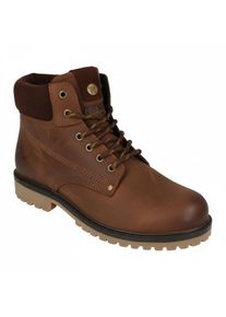 Winterstiefel Wrangler "ARCH FUR MEN HIGH", Herren, Gr. 45, coffee bean, Leder, Schuhe Winterstiefel, gef&uuml;ttert