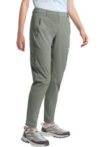 Funktionshose Jack Wolfskin "HIKEOUT PANTS W", Damen, Gr. 46, Normalgr&ouml;&szlig;en, gr&uuml;n (slate, gr&uuml;n), Obermaterial: 86% Polyamid, 14% sonstige Fasern. Futter: 100% Polyester, Hosen Funktionshose