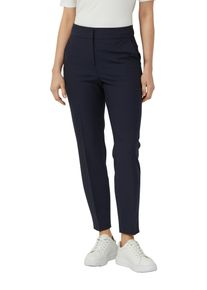 Stoffhose s.Oliver BLACK LABEL, Herren, Gr. 34, N-Gr, navy, Web, Obermaterial: 62% Polyester, 33% Viskose, 5% Elasthan. Futter: 100% Polyester, unifarben, schmal lang, Hosen Stoffhose, mit schmalem Bein, Viskose-Stretch