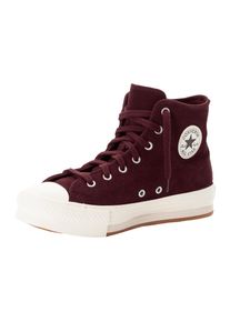 Sneaker Converse "CHUCK TAYLOR ALL STAR EVA LIFT", Damen, Gr. 37,5, rot (bloodstone, egret, gum honey), Textil, Schuhe Sneaker
