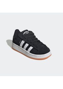 Sneaker adidas originals "CAMPUS 00S COMFORT CLOSURE ELASTIC LACE KIDS", Damen, Gr. 29, schwarz-wei&szlig; (core schwarz, ftwr wei&szlig;, ftwr wei&szlig;), Leder, Schuhe Sneaker, f&uuml;r Kinder & Jugendliche