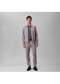 Chinohose Calvin Klein "SLM CTTN STRTCH CHN", Herren, Gr. 31, L&auml;nge 32, beige (chiseled stone), Web, Obermaterial: 90% Baumwolle, 8% Elastomultiester, 2% Elasthan, unifarben, slim fit lang, Hosen Chinohose, Mit G&uuml;rtelschlaufen