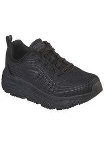 Berufsschuh Skechers "MAX CUSHIONING ELITE SR" Gr. 41, schwarz, 41, Textil, Schuhe, Berufsschuh, Schn&uuml;rschuh f&uuml;r Gastronomie,Pflege f&uuml;r Maschinenw&auml;sche geeignet, Topseller