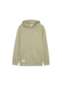 Kapuzensweatshirt Puma "CLASS RELAXED PINNACLE HOODIE FL", Herren, Gr. XL, lux army, Fleece, Obermaterial: 66% Baumwolle, 34% Polyester, bedruckt, relaxed fit normal, angesetztes B&uuml;ndchen, Sweatshirts Kapuzensweatshirt, mit K&auml;ngurutasche, mit Print-Applikationen, mit Kapuze
