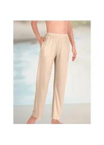 Relaxhose, Herren, Gr. 52, Normalgr&ouml;&szlig;en, beige, 70% Viskose, 30% Polyester, unifarben, lang, Hosen Relaxhose