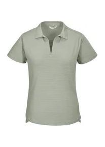 T-Shirt Killtec "KOS 21 WMN TSHRT", Damen, Gr. 46, grau (graugr&uuml;n), Obermaterial: 93% Polyester, 7% Elasthan, Shirts T-Shirt, Leichtes, schnelltrocknendes Shirt mit Streifen und femininer Passform