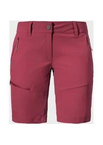 Sch&ouml;ffel Shorts SCH&Ouml;FFEL "Shorts Toblach2", Damen, Gr. 46, Normalgr&ouml;&szlig;en, rot (3750, rot), Oberstoff: 89% Nylon, 11% Elasthan, Hosen Shorts