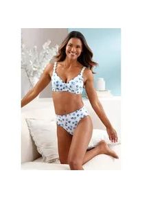 w&auml;schepur B&uuml;gel-BH W&Auml;SCHEPUR, Damen, Gr. 90, Cup A, bunt (wei&szlig;, marine, bedruckt), 82% Polyamid, 18% Elasthan, BHs B&uuml;gel-BH