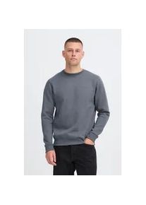 Rundhalspullover Blend "BHDownton", Herren, Gr. S, iron gate, Sweatware, 50% Baumwolle, 50% Polyester, unifarben, regular fit normal, Rundhals, Pullover Rundhalspullover, Klassisches Sweatshirt mit Rundhalsausschnitt
