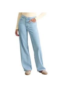 Marc O'Polo Weite Jeans MARC O'POLO "aus Organic-Cotton-Stretch-Mix", Damen, Gr. 32, L&auml;nge 32, light blau, Obermaterial: 95% Baumwolle, 4% Elastomultiester, 1% Elasthan, unifarben, loose fit normal, Jeans