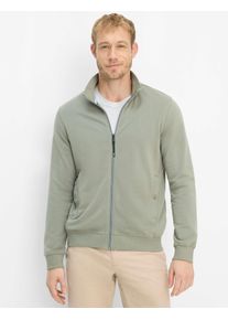 Brax Herren Sweatjacke Style SCOTT thyme Gr&uuml;n Khaki, gr&uuml;n - khaki, Gr. L