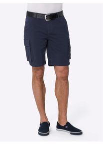 Bermudas CLASSIC, Herren, Gr. 46, Normalgr&ouml;&szlig;en, blau (marine), 98% Baumwolle, 2% Elasthan, unifarben, kurz, Hosen Bermudas