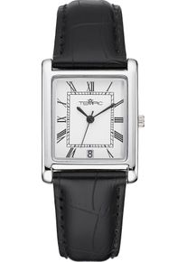 Quarzuhr Tempic, schwarz, Armbanduhren, Damen, Quarzuhr, Armbanduhr, Damenuhr, analog, Tag