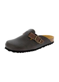 Pantolette Lico "Bioline Clog", Herren, Gr. 50, braun, Synthetik, Schuhe Pantolette