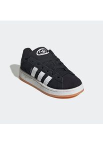 Sneaker adidas originals "CAMPUS 00S", M&auml;dchen, Gr. 33, schwarz (core schwarz, cloud wei&szlig;, gum 2), Leder, Synthetik, Schuhe Sneaker, f&uuml;r Kinder