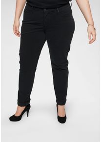 LEVI'S&reg; PLUS Skinny-fit-Jeans LEVI'S PLUS "311 PL SHAPING SKINNY *D", Damen, Gr. 14 (46), L&auml;nge 32, schwarz, Denim/Jeans, Obermaterial: 78% Baumwolle, 21% Polyester, 1% Elasthan, skinny fit kn&ouml;chellang, Jeans Skinny-fit-Jeans, figurformend mit Stretch