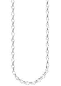 Charm-Kette Thomas Sabo "Ankerkettengliederung, 3,0 mm breit" Gr. 90, silber (silberfarben), Halsketten, Damen, 90, Silber 925 (recycelt), Charm-Kette
