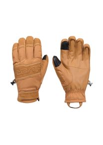 Fleecehandschuhe Quiksilver "Squad Glove", Herren, Gr. M, almond, Leder, Handschuhe Fleecehandschuhe