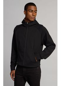 Kapuzensweatjacke Champion, Herren, Gr. S (44/46), schwarz (nbk), Obermaterial: 69% Polyester, 26% Baumwolle, 5% sonstige Fasern, Sweatjacken Kapuzensweatjacke