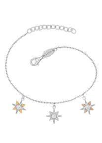 Armband Engelsrufer "Twinkle twinkle little Star Sternenanh&auml;nger", silber (silberfarben, kristallwei&szlig;, kristallwei&szlig;), Armb&auml;nder, Damen, 20cm, Silber 925 (Sterlingsilber), Armband, mit Zirkonia (synth.)