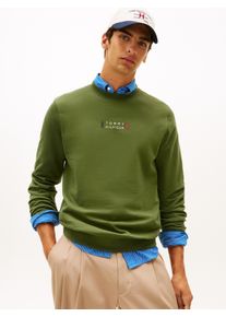 Sweatshirt Tommy Hilfiger "BRAND LOVE", Herren, Gr. L, mountain pine, Sweatware, Obermaterial: 100% Baumwolle, regular fit, Rundhals, Rippb&uuml;ndchen, Sweatshirts Sweatshirt, regular fit, Rundhals