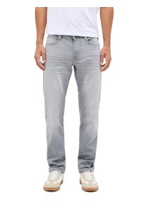 Slim-fit-Jeans Mustang "Herren Style Oregon Slim K", Herren, Gr. 38, L&auml;nge 30, 403 grau, Denim/Jeans, 82% Baumwolle, 17% Polyester, 1% Elasthan, unifarben, slim fit, Jeans Slim-fit-Jeans