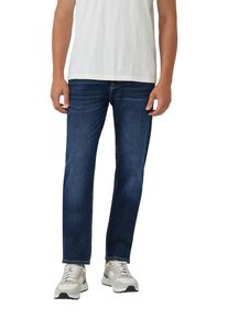 Regular-fit-Jeans s.Oliver, Herren, Gr. 34, L&auml;nge 32, blau (dk blau), Denim/Jeans, Obermaterial: 99% Baumwolle, 1% Elasthan, unifarben, regular fit kn&ouml;chellang, Jeans Regular-fit-Jeans, im Five-Pocket Style