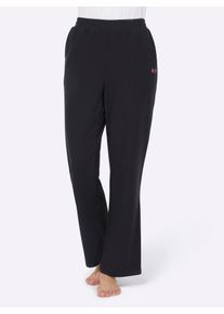 Dehnbund-Hose feel good, Damen, Gr. 44/46, Normalgr&ouml;&szlig;en, schwarz, 95% Baumwolle, 5% Elasthan, unifarben, Hosen Dehnbund-Hose