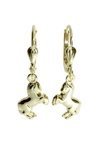 Paar Ohrh&auml;nger OSTSEE-SCHMUCK "- Pferd - Gold 333/000 -" Gr. 27, gold (gold 333, goldfarben, gelb), Ohrringe, Damen, Gelbgold 333, Paar Ohrh&auml;nger