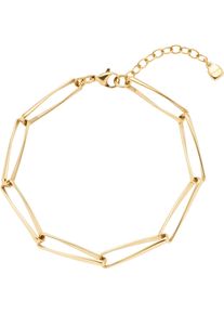 Armband Leonardo "Consenza", gold (gelbgoldfarben), Armb&auml;nder, Damen, 22cm, Edelstahl, Armband