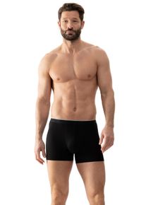 Trunk Mey "Dry Cotton", Herren, Gr. 6L, schwarz, Single Jersey, Obermaterial: 57% Baumwolle, 38% Polyester, 5% Elasthan, k&ouml;rpernah, Unterhosen Trunk, elastischer Logobund, eng anliegend, Single-Jersey Qualit&auml;t