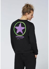 Sweatshirt Chiemsee, Herren, Gr. 3XL (64/66), schwarz beauty, 60% Baumwolle, 40% Polyester, Rundhals, Sweatshirts Sweatshirt