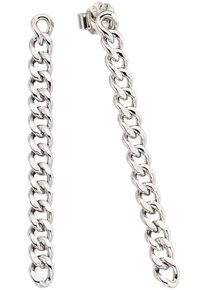 Paar Ohrstecker "Schmuck Geschenk Silber 925 Ohrstecker Panzerkettengliederung", silber (silberfarben), ANISTON JEWELRY & WATCHES, Ohrringe, Damen, Silber 925 (Sterlingsilber), Paar Ohrstecker