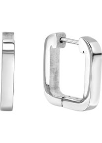 Paar Creolen Firetti "Schmuck Geschenk Ohrschmuck Ohrringe", silber (edelstahlfarben), Ohrringe, Damen, Edelstahl, Paar Creolen