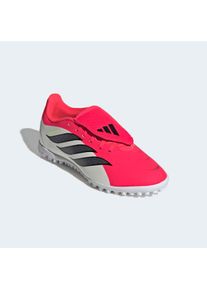 Fu&szlig;ballschuh adidas Performance "PREDATOR CLUB FOLD-OVER TONGUE TURF KIDS", Kinder, Gr. 36, lucid rot, core schwarz, ftwr wei&szlig;, Synthetik, Schuhe Fu&szlig;ballschuh, f&uuml;r Kunstrasen, Hart- und Aschenpl&auml;tze, f&uuml;r Kinder & Jugendliche