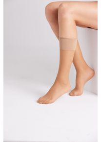 Kniestr&uuml;mpfe YSABEL MORA, Damen, bronze, Obermaterial: 88% Polyamid, 12% Elasthan, Socken Kniestr&uuml;mpfe