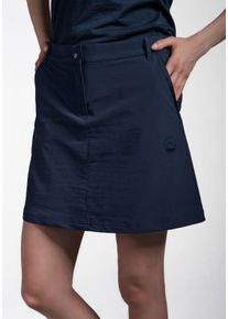 Hosenrock Polarino, Damen, Gr. 46, blau (marine), Obermaterial: 92% Polyamid, 8% Elasthan, schmal kurz, R&ouml;cke Hosenrock, Rock und Shorts in einem, Topseller