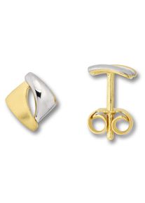 Paar Ohrstecker ONE ELEMENT "Knoten Ohrringe Ohrstecker aus 333 Gelbgold", gold, Ohrringe, Damen, Gelbgold 333, Paar Ohrstecker