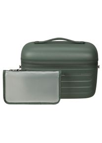 Beautycase Samsonite "STACKD", Damen, Gr. B/H/T: 35cm x 25cm x 23cm, gr&uuml;n (sage), Polycarbonat, Taschen Beautycase, Kosmetiktasche Reisekosmetiktasche Beauty-Bag ger&auml;umig und praktisch