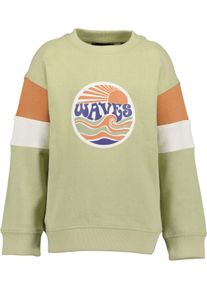 Sweater Blue Seven "Blue Seven Sweatshirt", Jungen, Gr. 110, 7510, khaki, 100% Baumwolle, normal normal, Rundhals, gerader Abschluss, Sweatshirts Sweater