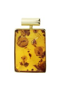 Kettenanh&auml;nger OSTSEE-SCHMUCK "- Gleiter-Classic 28x20 mm - Gold 333/000 - Bernstein" Gr. 34, gold (gold 333, goldfarben, gelb), Schmuckanh&auml;nger, Damen, Gelbgold 333, Kettenanh&auml;nger