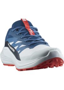 Trailrunningschuh Salomon "ALPHAGLIDE", Herren, Gr. 44, blau (ballad blau, dunkelblau, fiery rot), Synthetik, Textil, Schuhe Trailrunningschuh, wasserdicht