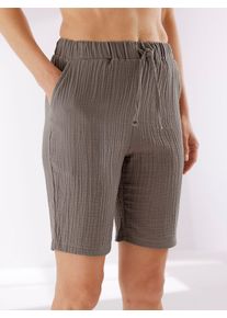 w&auml;schepur Bermudas W&Auml;SCHEPUR, Damen, Gr. 44/46, Normalgr&ouml;&szlig;en, taupe, 100% Baumwolle, unifarben, Hosen Bermudas