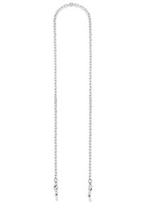 Brillenkette Bruno Banani "Schmuck Geschenk - Perfekt zu Brille und Sonnenbrille", silber (silberfarben), Trageb&auml;nder, DamenL:75cm, Aluminium, Messing, Silikon, Brillenkette, als Maskenkette tragbar, L:75cm