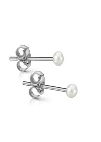 Paar Ohrstecker Firetti "Schmuck Geschenk Silber 925 Ohrschmuck Ohrringe" Gr. 3, silberfarben, wei&szlig;, Ohrringe, Damen, 3, Perlen Silber 925 (Sterlingsilber), Perlen, Silber 925 (Sterlingsilber), Paar Ohrstecker, Made in Germany - mit S&uuml;&szlig;wasserzuchtperle